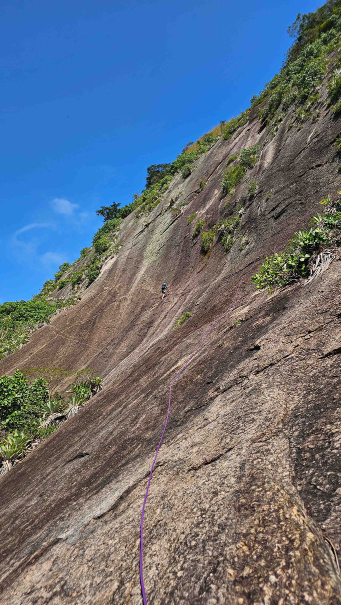 Azul in Rio die erste Seillänge