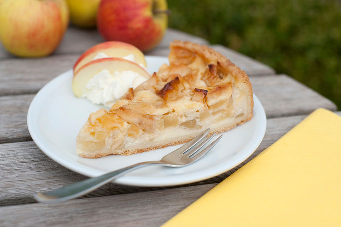 Apfelkuchen mit Quark