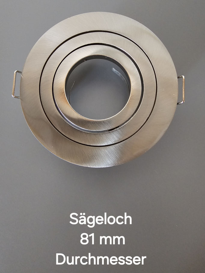 Sägeloch 81 mm Durchmesser