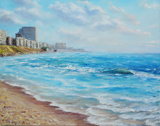 Summer and Sea, Oil on canvas, 40x50 cm, 2015