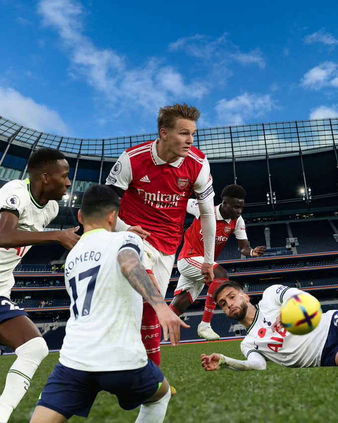 Tottenham vs Arsenal - Avant retouche photo