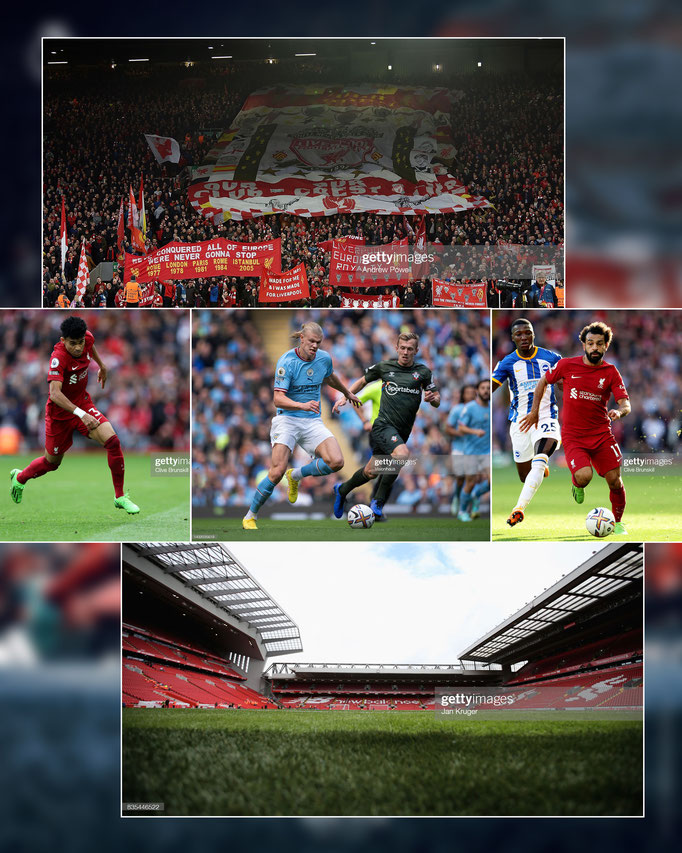 Liverpool vs Manchester City - Images utilisées