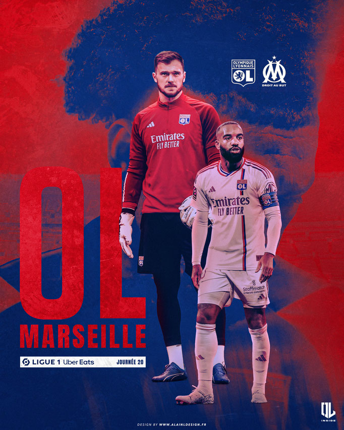 Olympique Lyonnais vs Marseille - Matchday Ligue 1