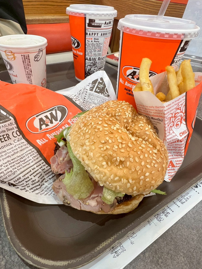 安定のA&W🍔🍔島んちゅ的にはエンダー
