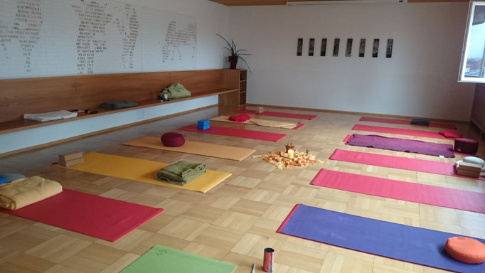 Yogaraum der Pension Bals
