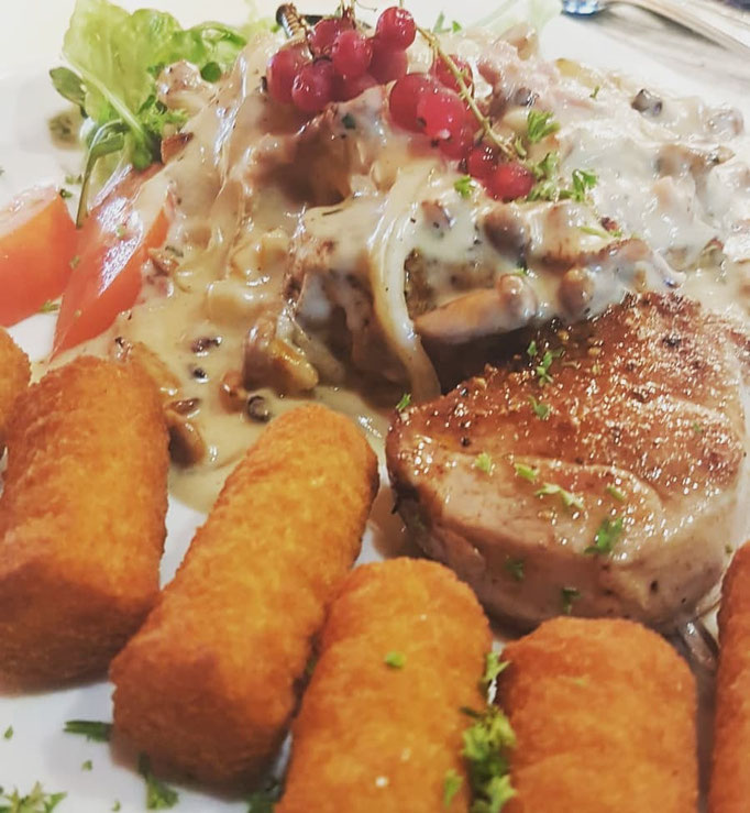 Medaillons mit Kroketten