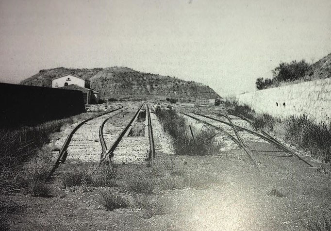 Estación de Alcaraz (Albacete) línea de ferrocarril Baeza - Utiel