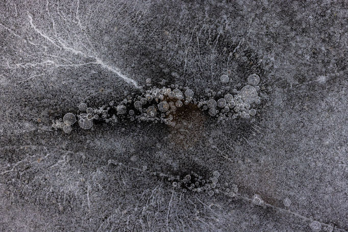 Eisstruktur, Winter, Naturfotografie, Eis