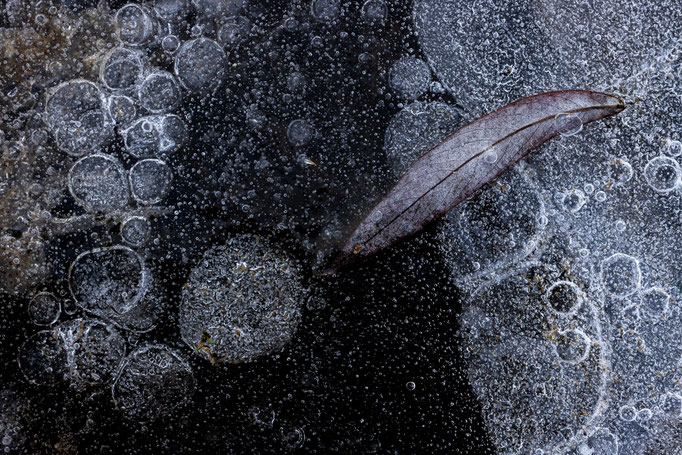 Eisstruktur, Winter, Naturfotografie, Eis