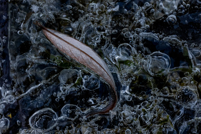 Eisstruktur, Winter, Naturfotografie, Eis