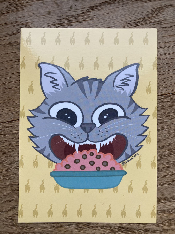 Miau! Katze-Karte DIN A6 1,50€