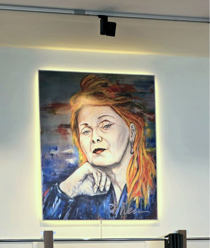 Vivienne Westwood, Led hinterleuchtet, 130x160 cm, Auftragsarbeit von STELLA MODA