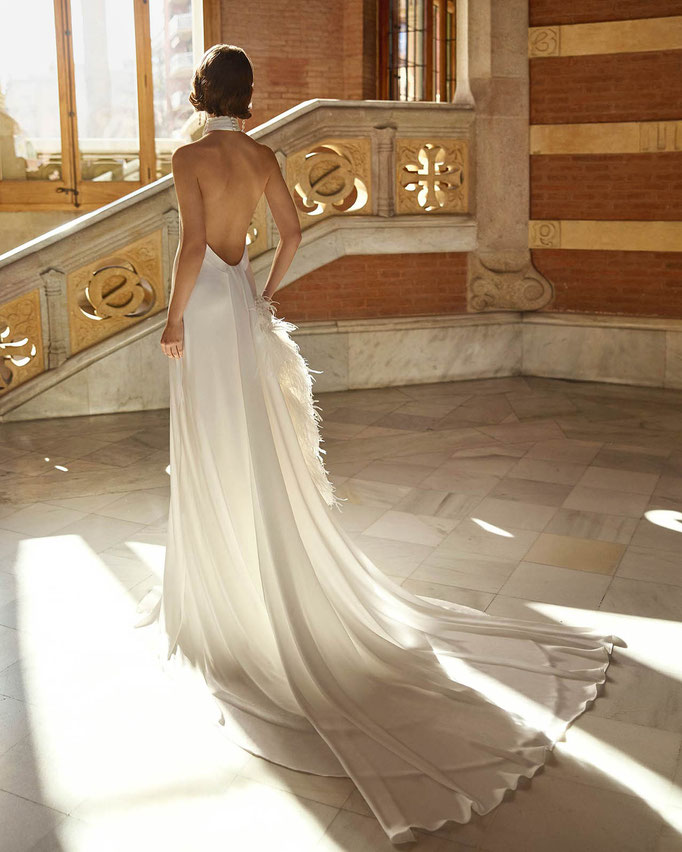 Brautkleid im Stil der 1920er Jahre Bia von Rosa Clará Gatsby