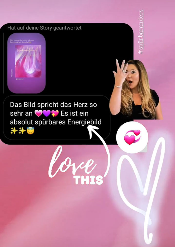 liebe es, Energiekunst Kraftbilder die dich weiterbringen, Himmelsgemälde 369 Energiekunst weissefeder27, spirituelles zimmer einrichten