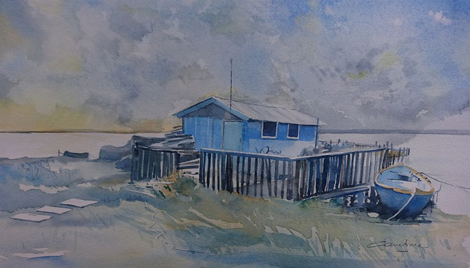 Le cabanon bleu * 26x36 (2019)