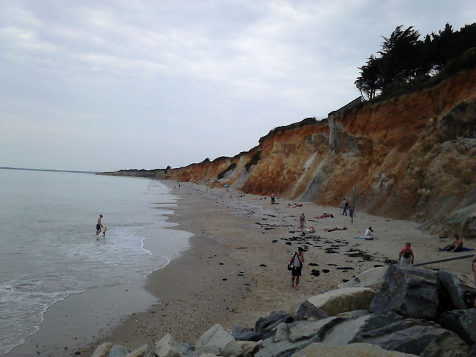 plage de la mine d'or à Pénestin