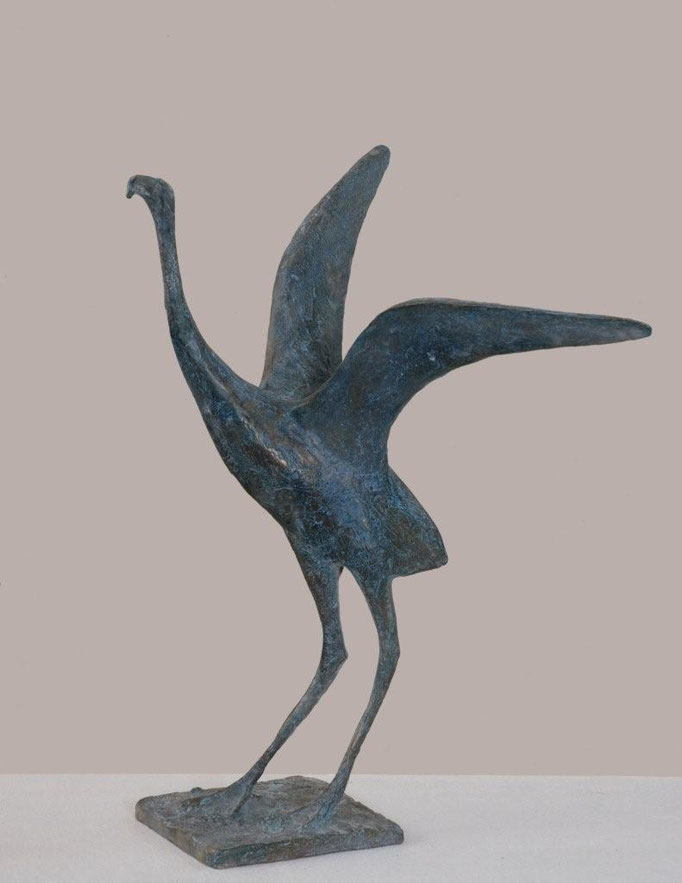 Pierre Yermia -Envol V, 37 x 33 26 cm-bronze