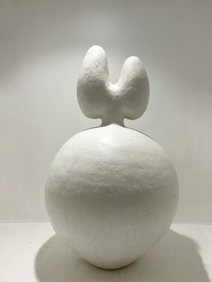 NOE KUREMOTO "Daruma" 35cm céramique - Galerie Gabel - Biot