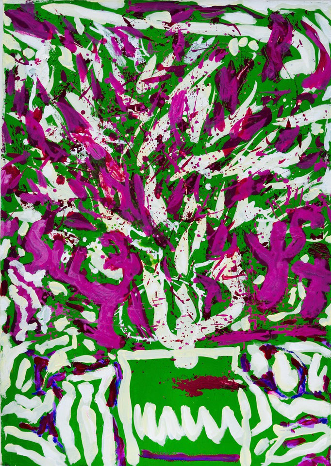 Patrick Baillet, BOUQUET II :64x92cm- Galerie Gabel, Biot