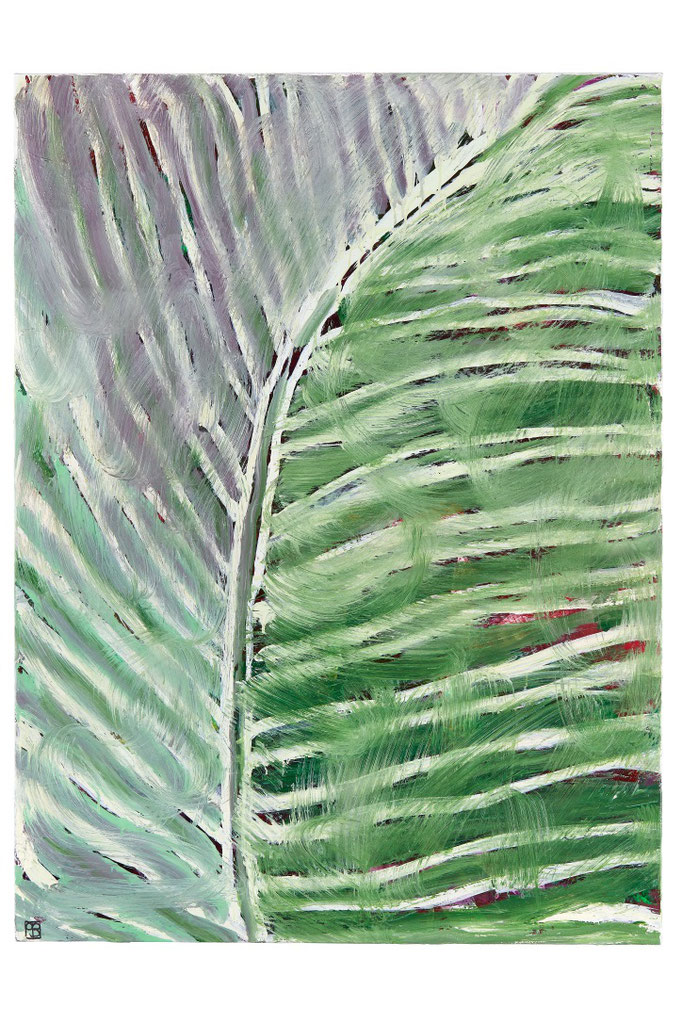  Patrick Baillet, Feuille-97x130cm- Galerie Gabel, Biot