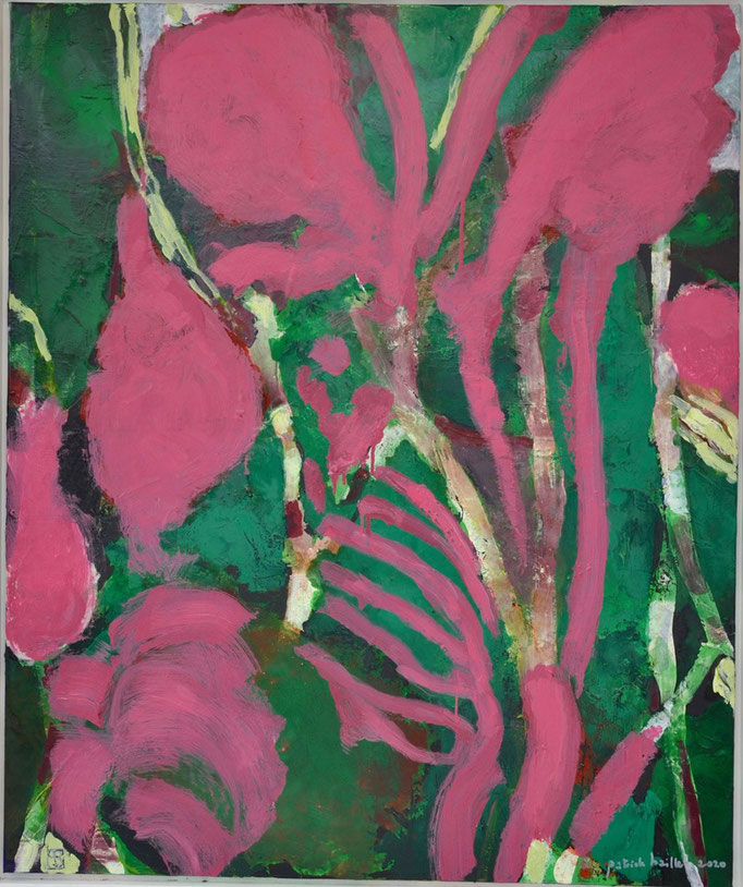 Patrick Baillet, FLEUR détail 100x120cm- Galerie Gabel, Biot