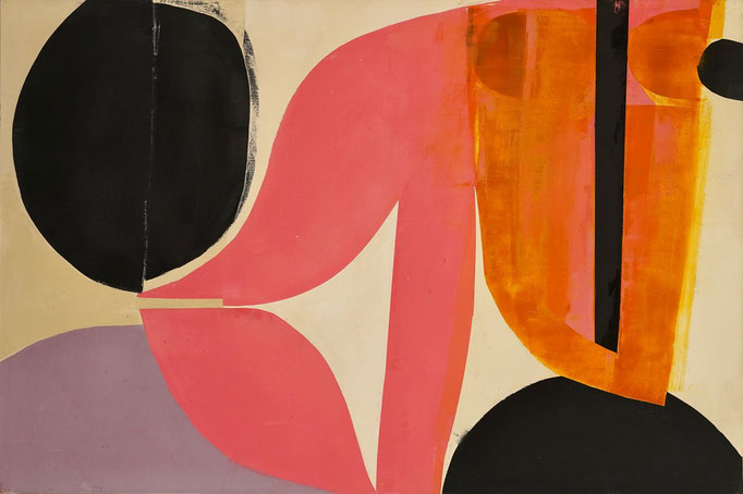 Keiko Gonzalez, Huile sur toile 100X150cm- Galerie Gabel - Côte d'Azur - Biot - France