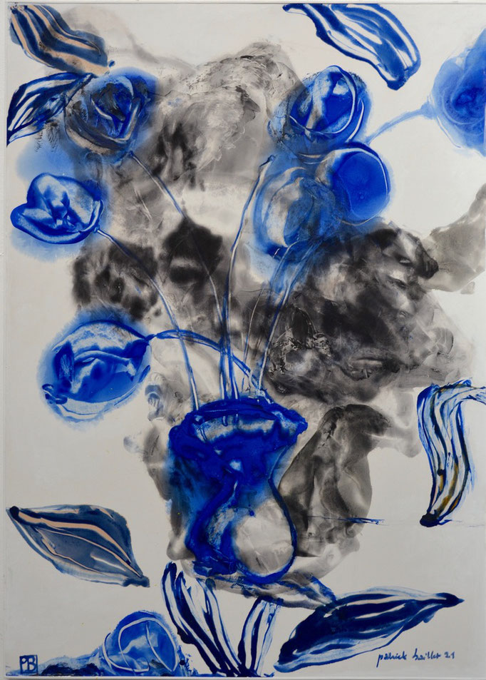 Patrick Baillet, BOUQUET III  :100x140cm- Galerie Gabel, Biot 