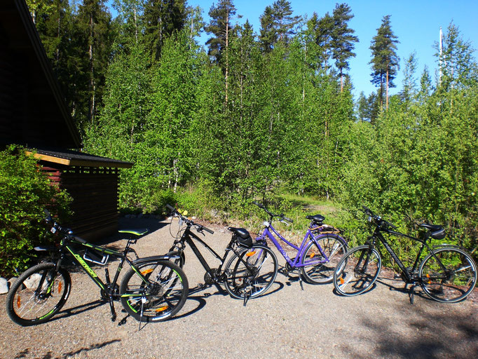 Machen Sie kleinere oder ausgedehnte Touren mit unseren kostenlos zusätzlich verfügbaren Bikes.