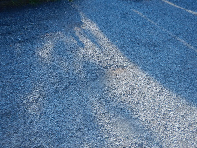 凹んでいたり石材が浮いているのが確認できます。