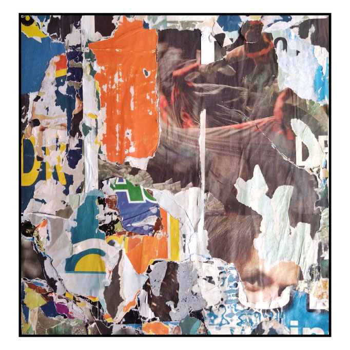 Drismo, décollage, 33,6 x 32,5 cm, 2026 (Elvas, PT)
