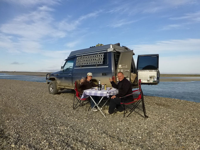 Das muss gefeiert werden, Deadhorse, Alaska