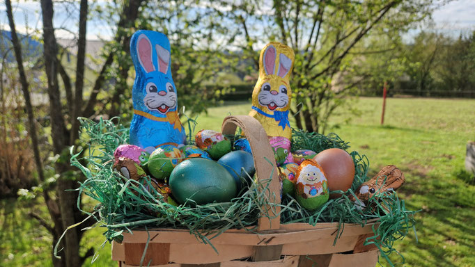 Der Osterhase war da (nicht nur für die kleinen Gäste ...)