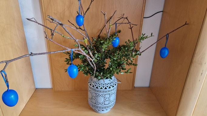 Ostern im Wohnzimmer