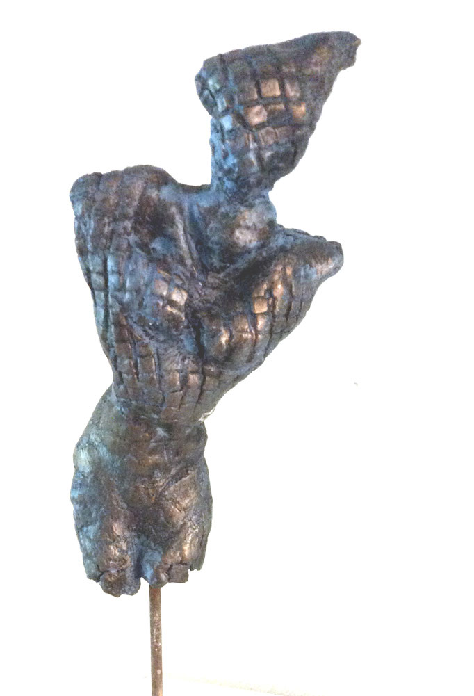 o.T. Skulptur aus Ton mit Patina (verkauft)
