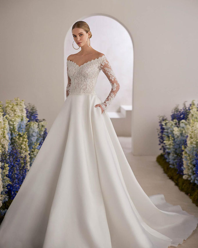 Brautkleid Tessel Rosa Clará Couture