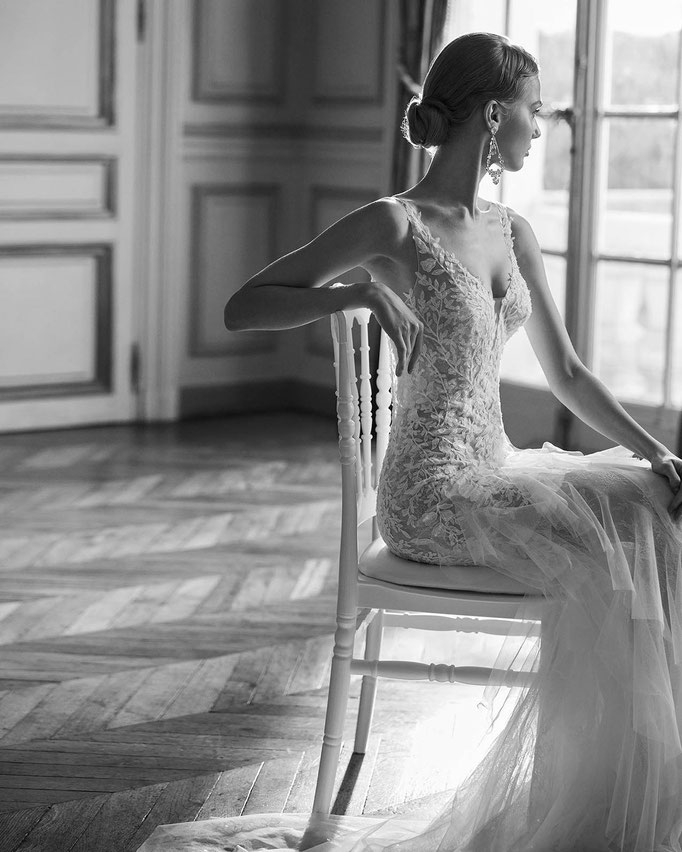 Brautkleid Kealin Rosa Clará Gatsby