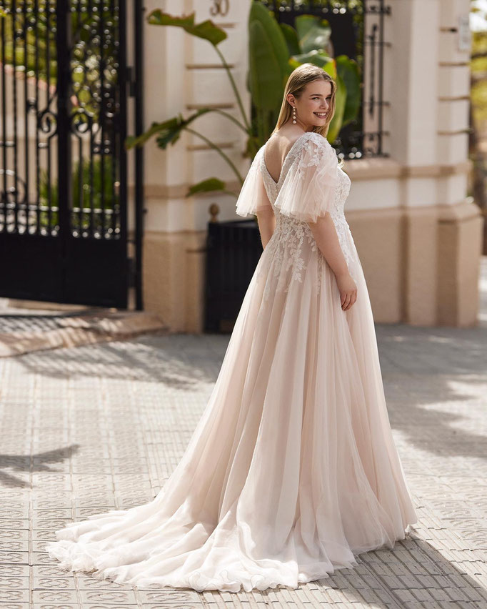 Günstiges preisreduziertes Brautkleid Florian aus der Martha Blanc Kollektion der Rosa Clará Group