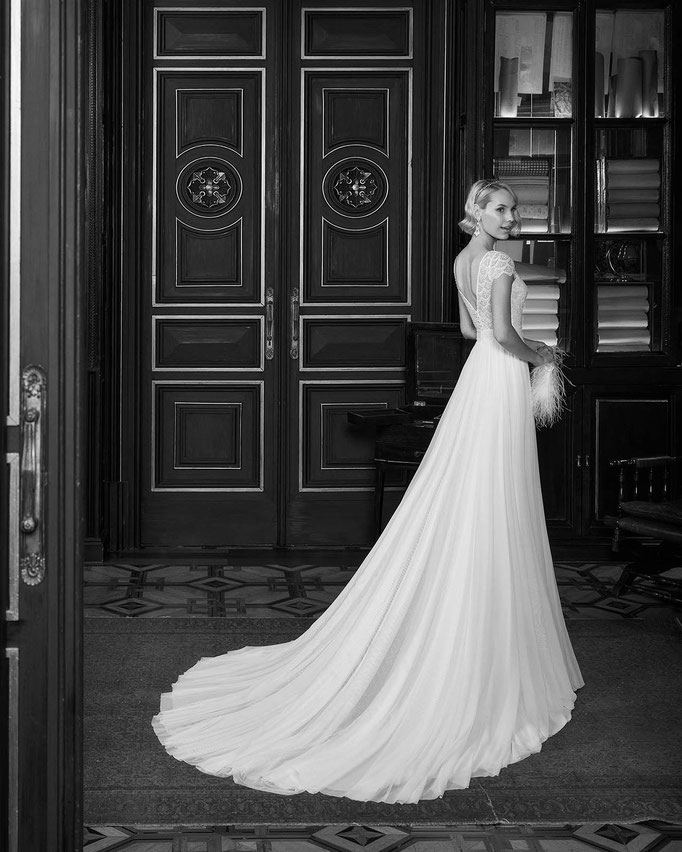 Brautkleid Jamelia Rosa Clará Gatsby