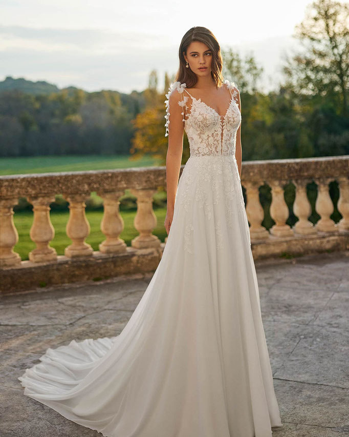 Preisreduziertes günstiges Brautkleid Vivian von Rosa Clará Dreams