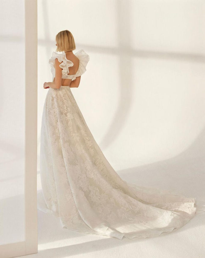 Günstiges preisreduziertes Couture Brautkleid Eulene von Aire Atelier