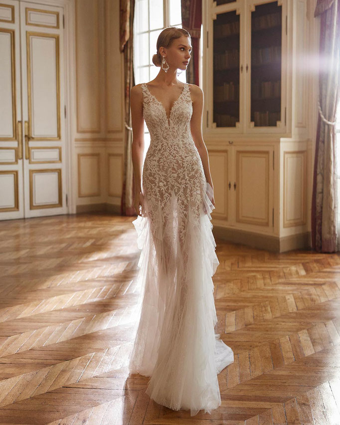 Brautkleid Kealin Rosa Clará Gatsby