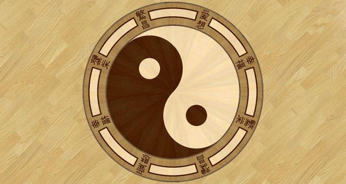 Intarsie Yin Yang