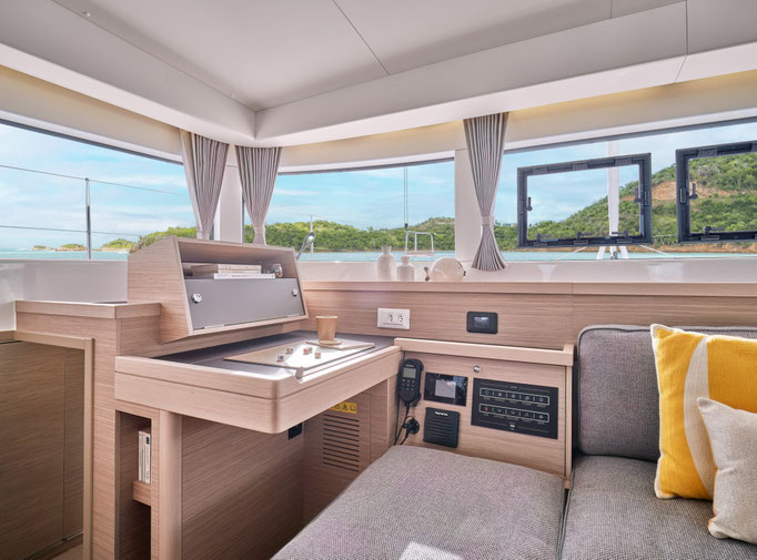 Männer auf Kurs Lagoon 40 