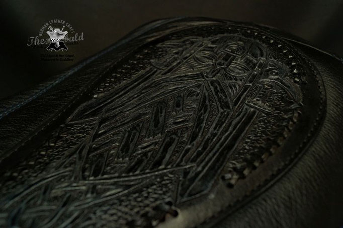 Celtic Leather Tooling Odin