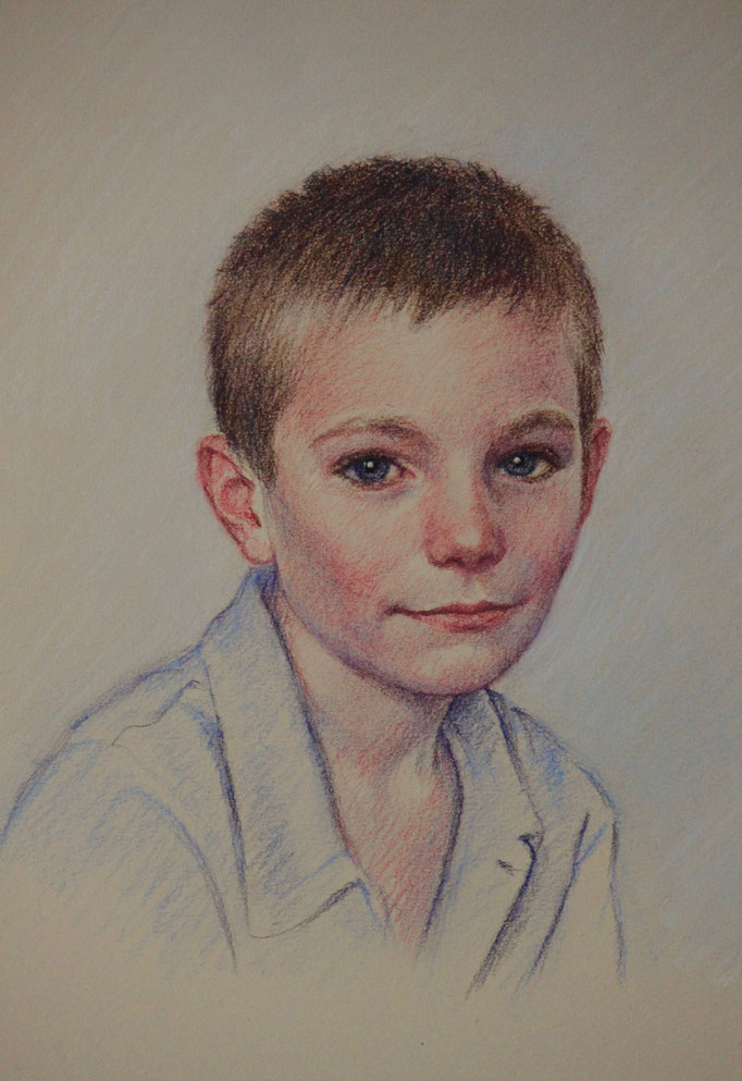 crayons pastel sur papier Canson rosé, 40/30cm, 2021> à partir de 380€, format 30/40 cm