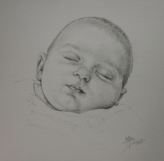 Augustin, crayon fusain, 20/20cm, 2015