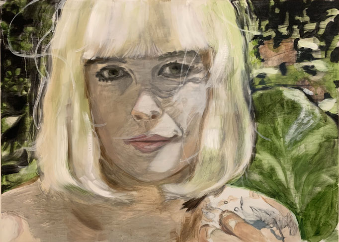 paradise, 2020, 50x70 cm, oil on linen