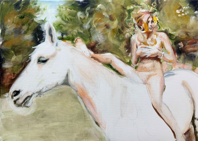 Tanja Selzer_Adventurer_2024_50x70cm_Oil on Linen