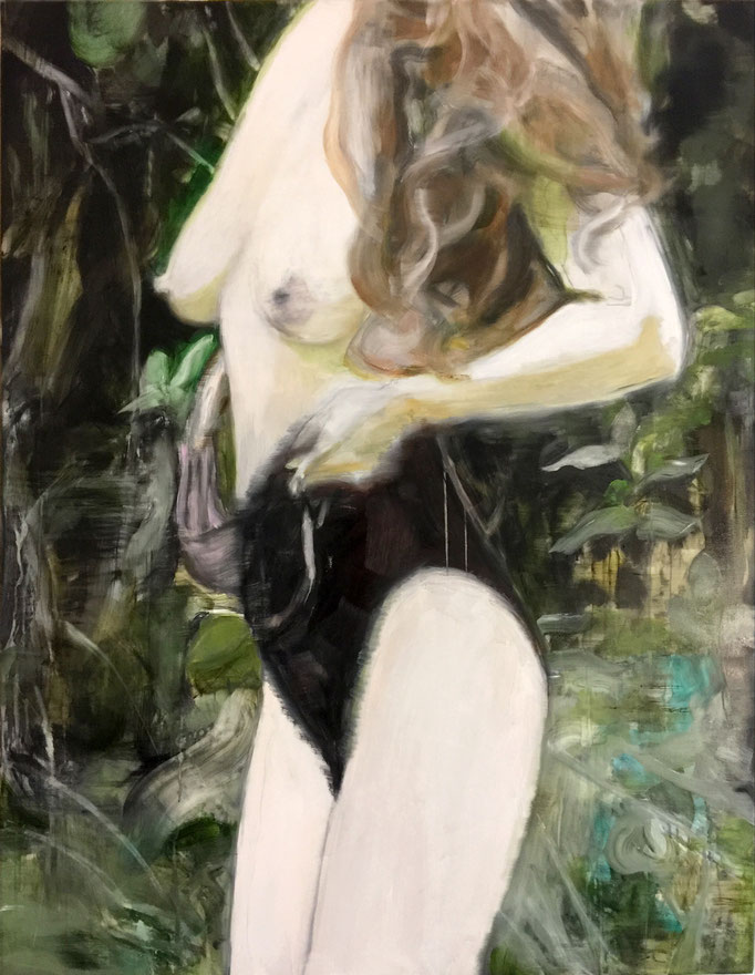 getting nude_2018_140x110cm_oil on canvas