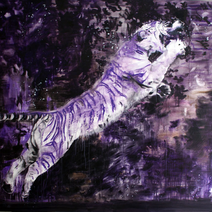 Tiger 180x180 cm Oil/Canvas 2011
